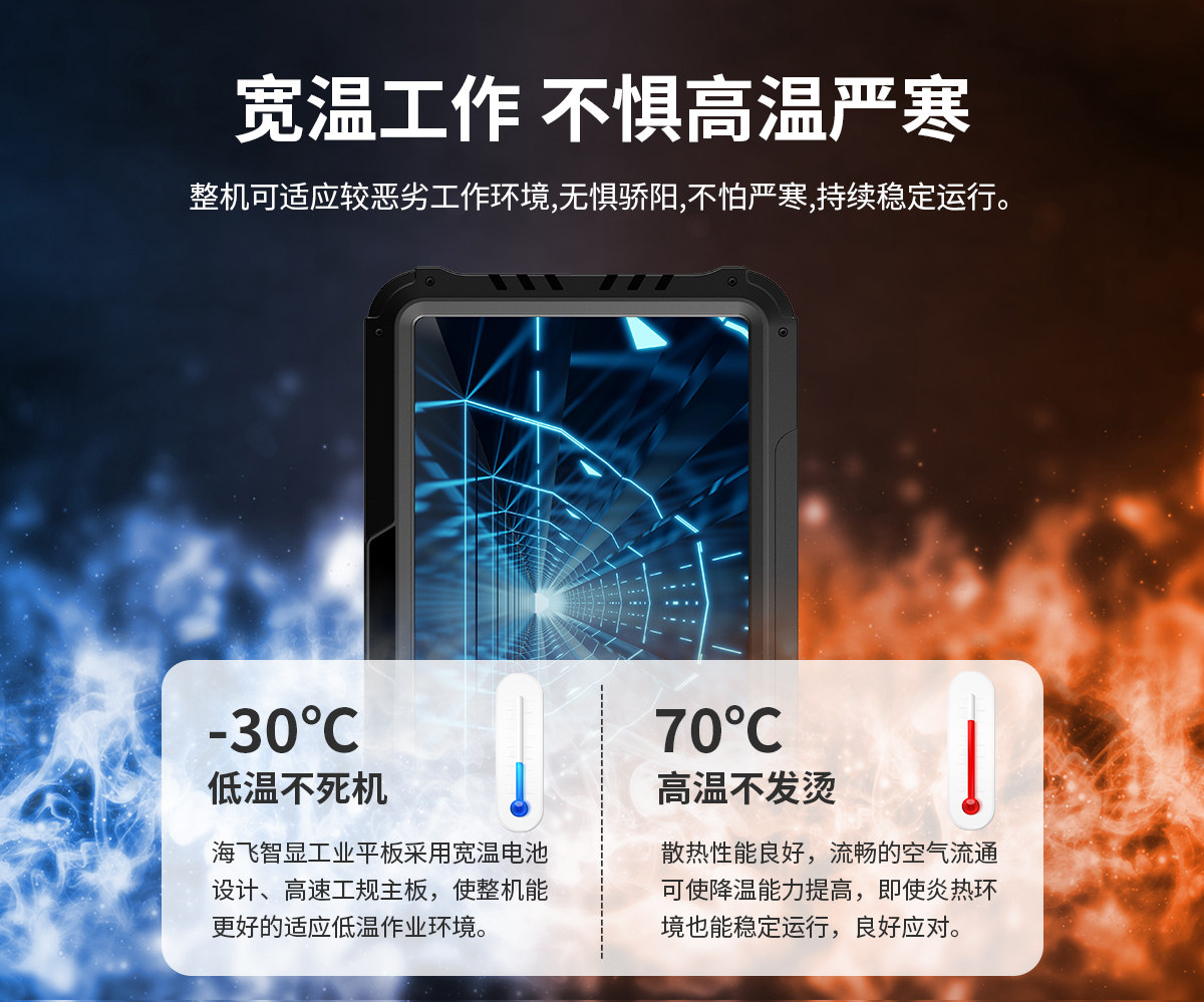 10.1寸 IronClad V10 車載平板寬溫設計 10.1寸 IronClad V10 車載平板寬溫設計